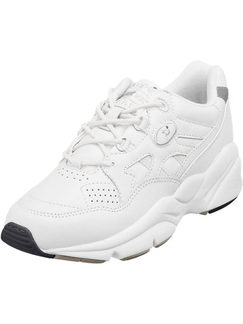 Men's Stability Walking Sneakers - Comfortable Black Walking Shoes for Daily Use